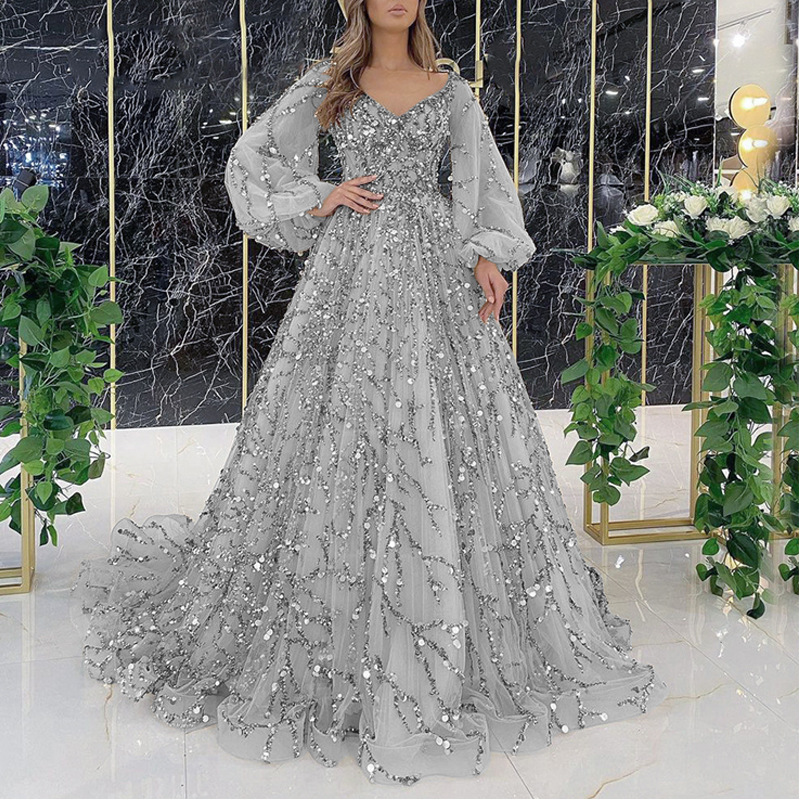 3xl women's new temperament banquet long dress party evening girl elegant dress evening party dress 3xl women's new temperament banquet long dress party evening girl elegant dress evening party dress