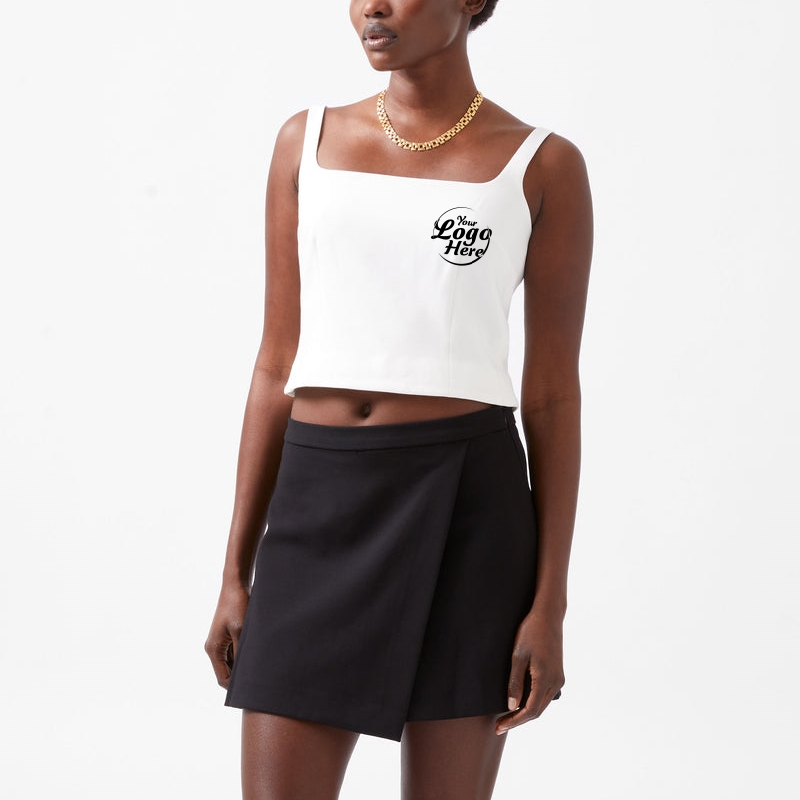 women's essential u neck tank top pure allure summer stretchy sleeveless shirt with custom logo trendy & sexy girls' vest women's essential u neck tank top pure allure summer stretchy sleeveless shirt with custom logo trendy & sexy girls' vest